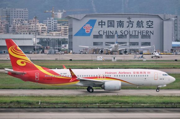 Hainan Airlines is the second Chinese carrier to resume Boeing 737 MAX operations