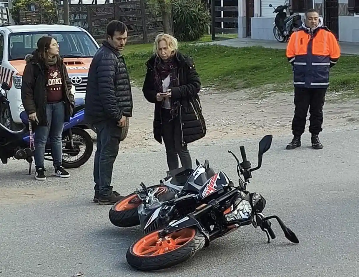 Otro accidente de tránsito, en calles 519 y 522, en Quequén