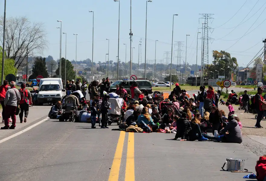Corte en la Ruta Nacional 226 en 2018