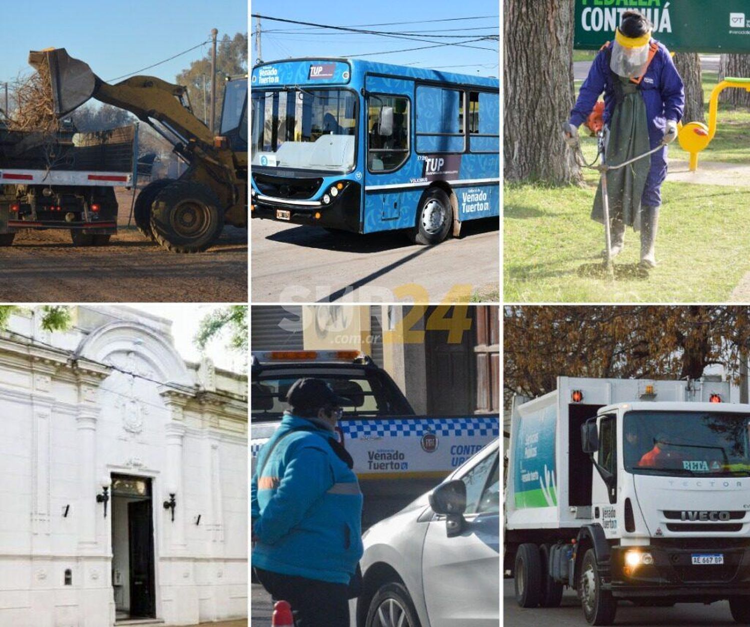 Venado Tuerto: servicios reducidos por paro provincial de trabajadores municipales