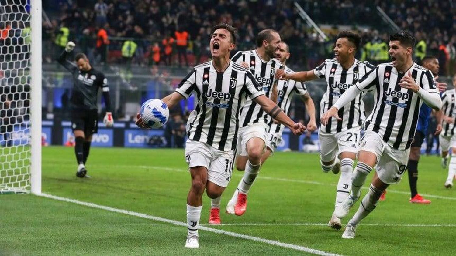 Inter igualó con Juventus por la Serie A: gol de Dybala