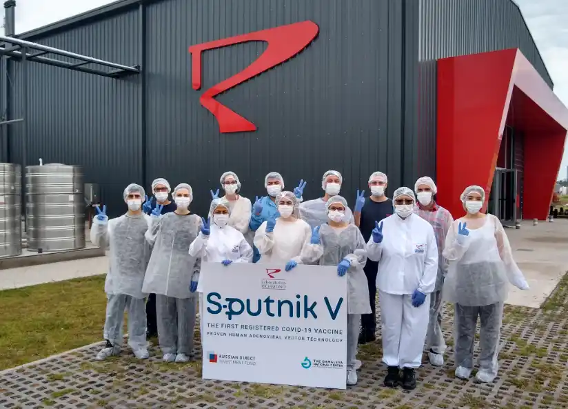 Entregan dosis de Sputnik V desarrolladas por Richmond en Pilar: Más de 400 mil van a la Provincia