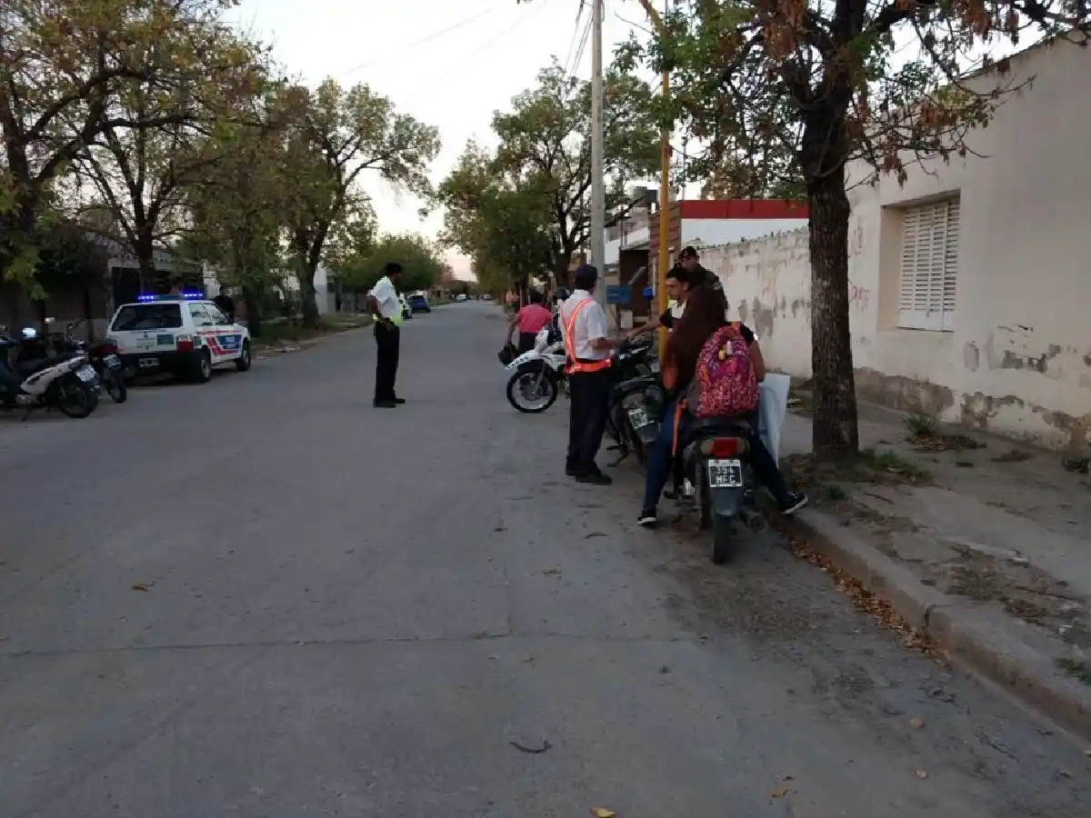 Más de 20 motos retenidas en un operativo en barrio La Florida