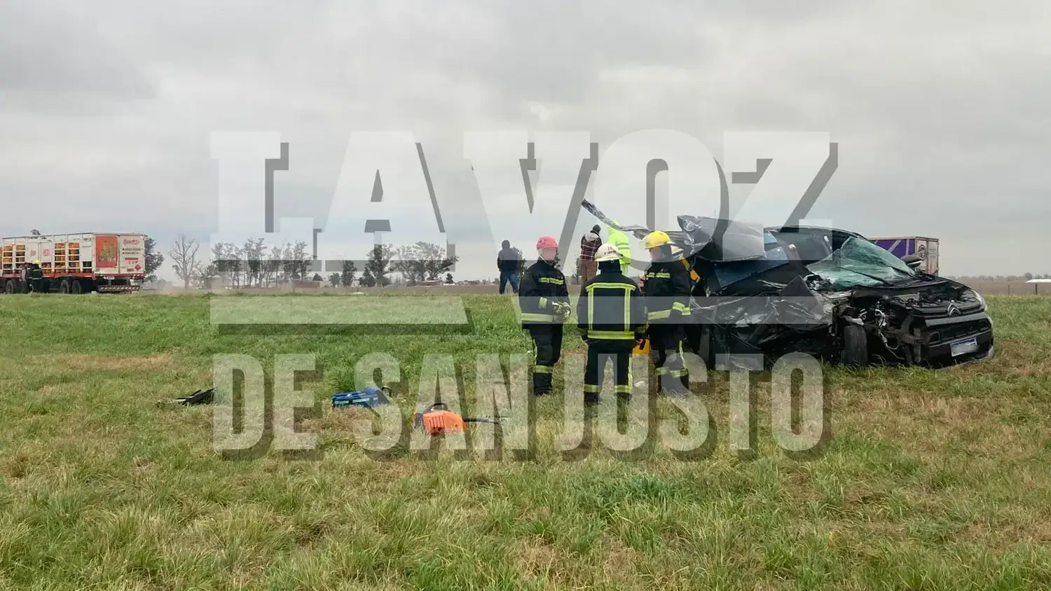Accidente fatal cerca de Josefina: un hombre perdió la vida tras chocar con un camión