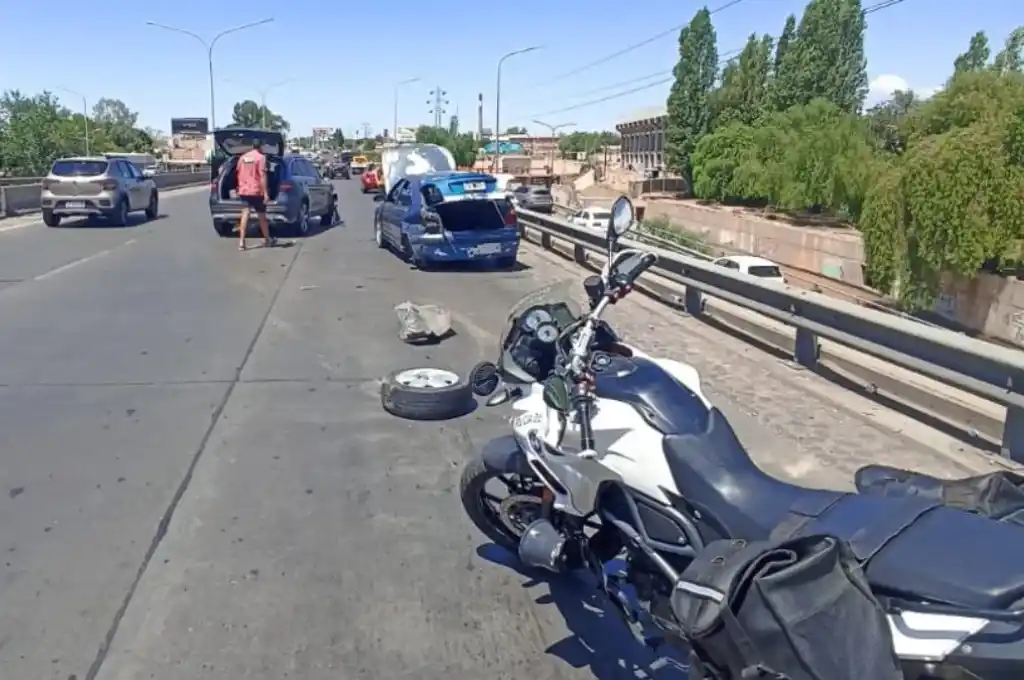 El accidente causó un importante caos vehicular