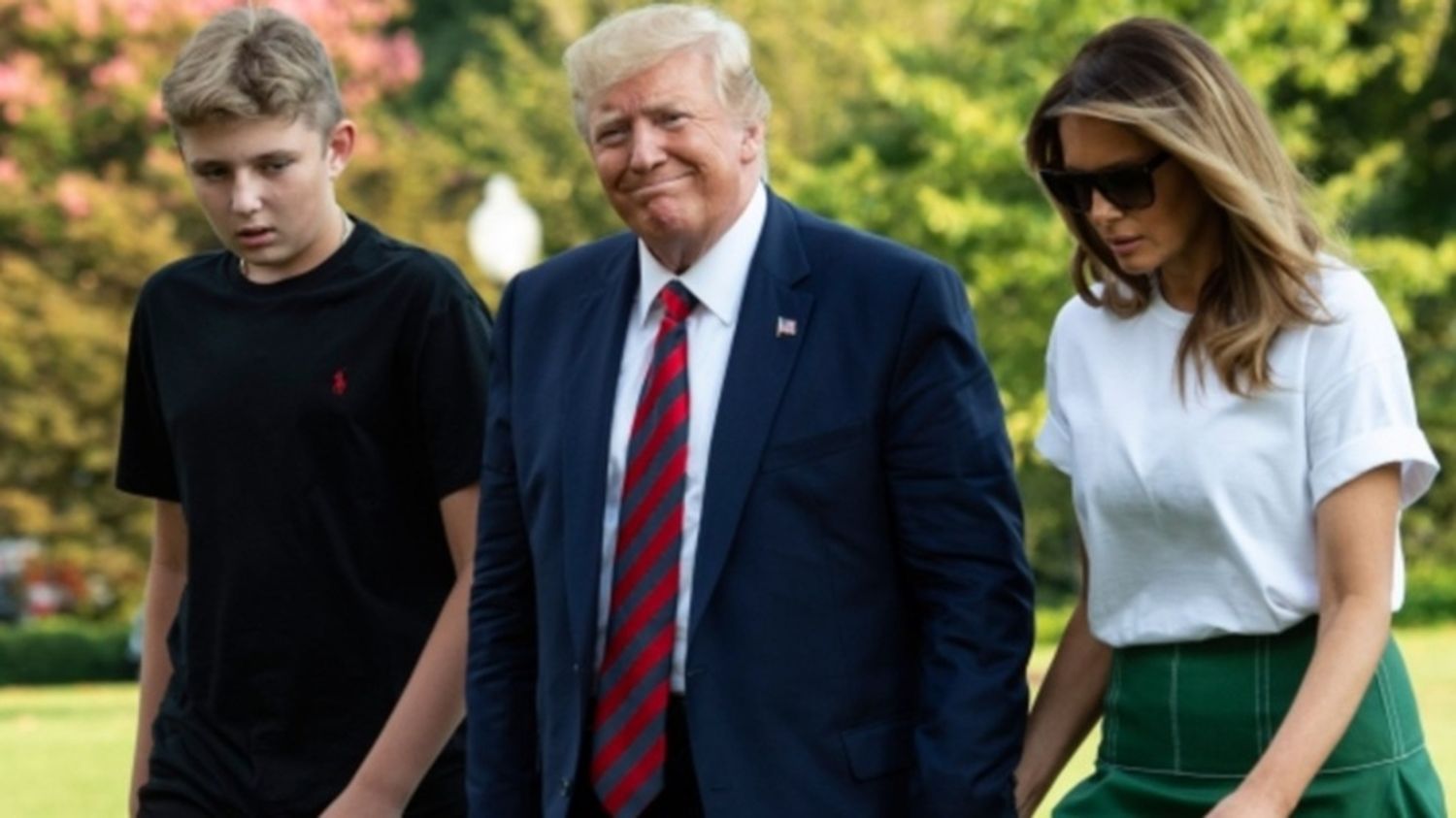 BROTE EN LA CASA BLANCA: hijo menor de Donald Trump positivo a COVID-19