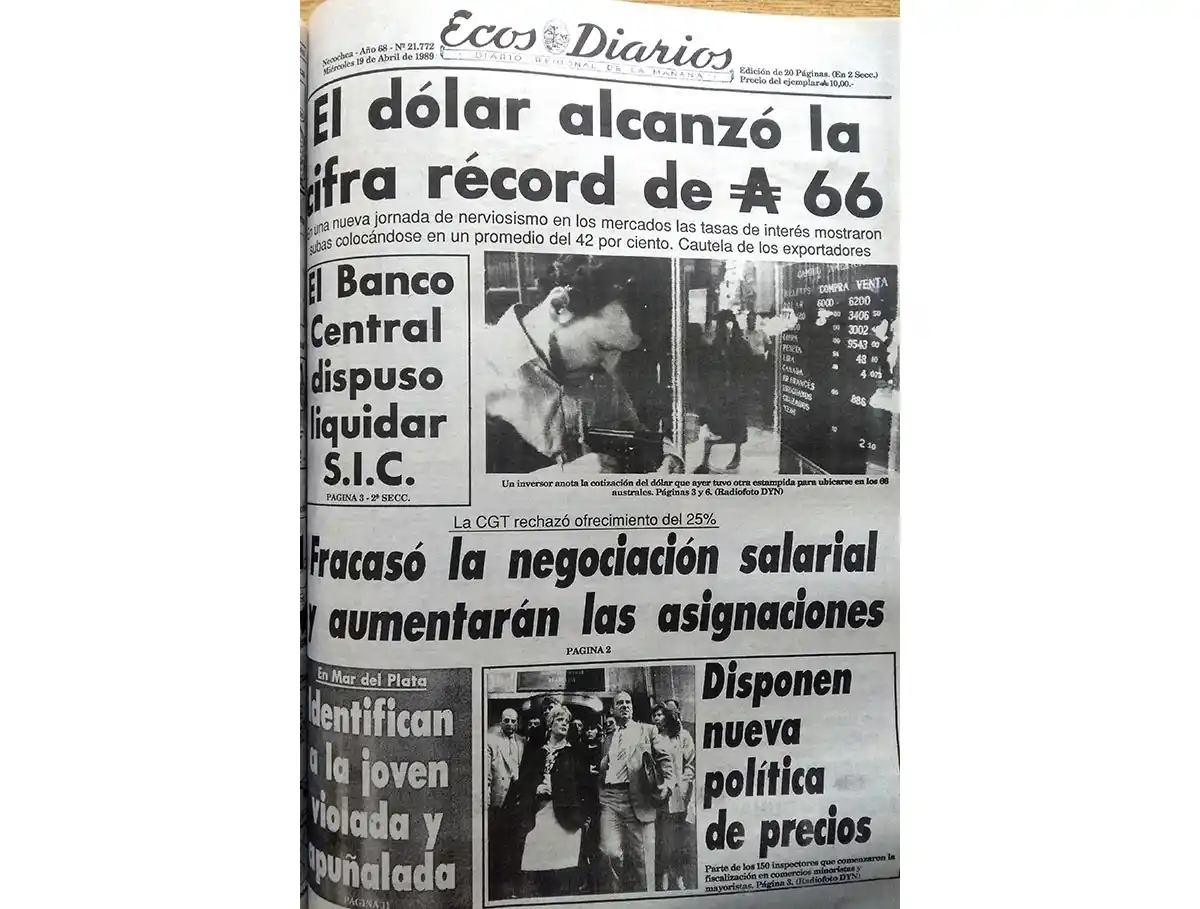 Miércoles 19 de abril de 1989