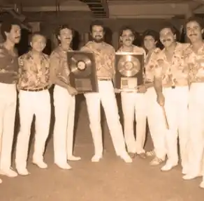 La formación original de Daiquirí por su laureado disco donde estaba La casa del ritmo. Foto Instagram