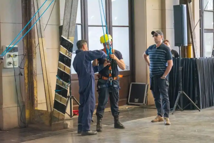 Se capacitó en seguridad en altura a más de 250 personas del ámbito de la construcción