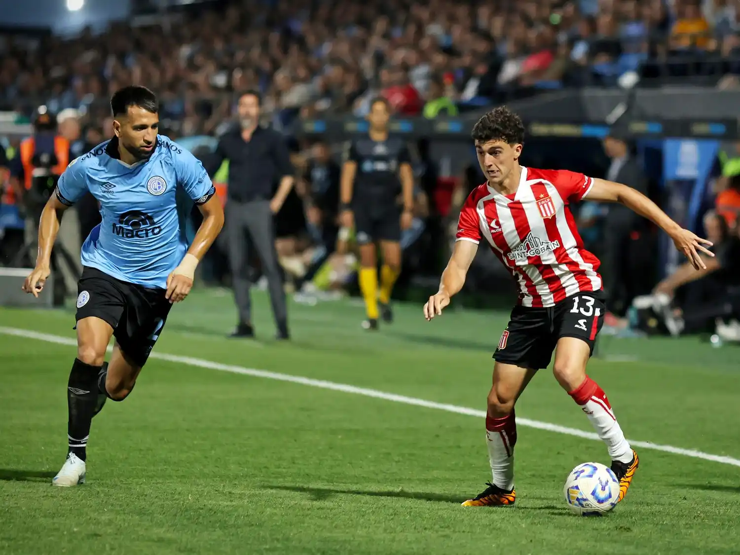 Belgrano rescató un empate en el final ante Estudiantes