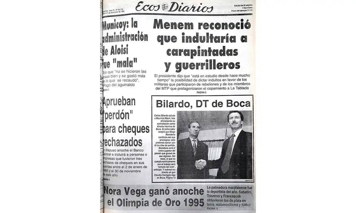 Jueves 21 de diciembre de 1995
