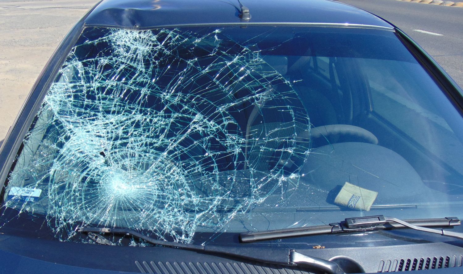 El auto siniestrado. Foto: Bomberos de Venado Tuerto