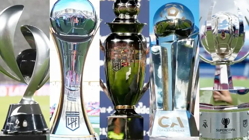 Todos los torneos y Copas del fútbol argentino en 2026