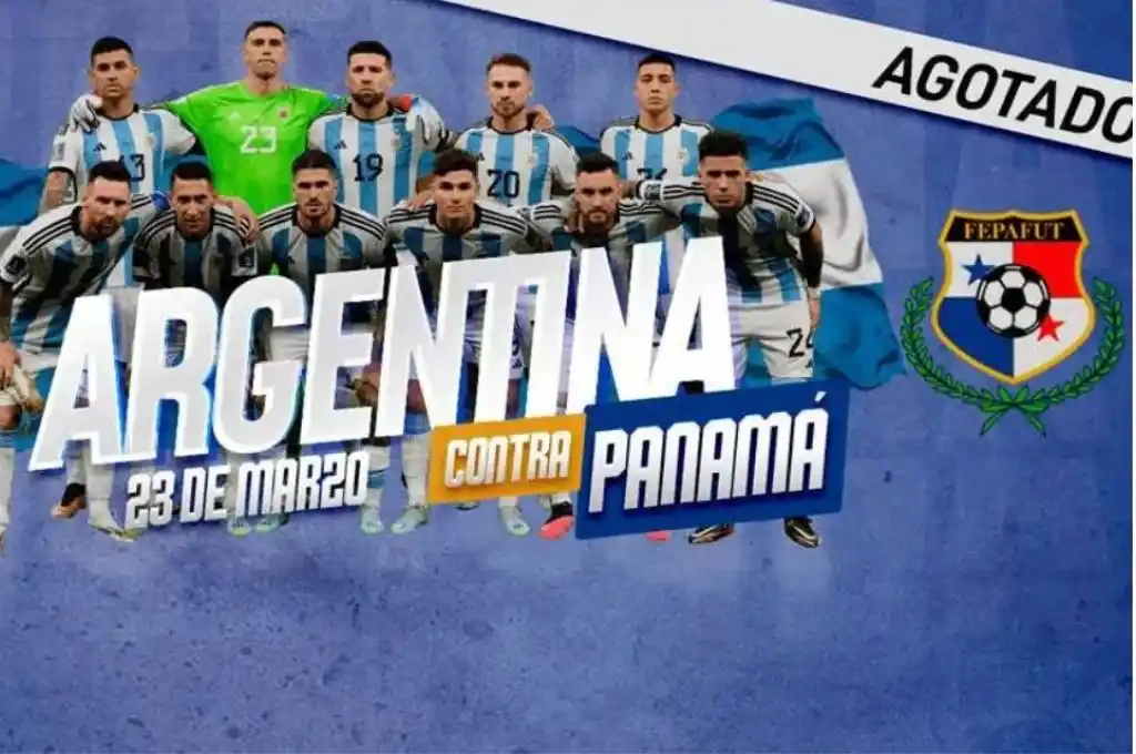 Se agotaron las entradas para Argentina-Panamá