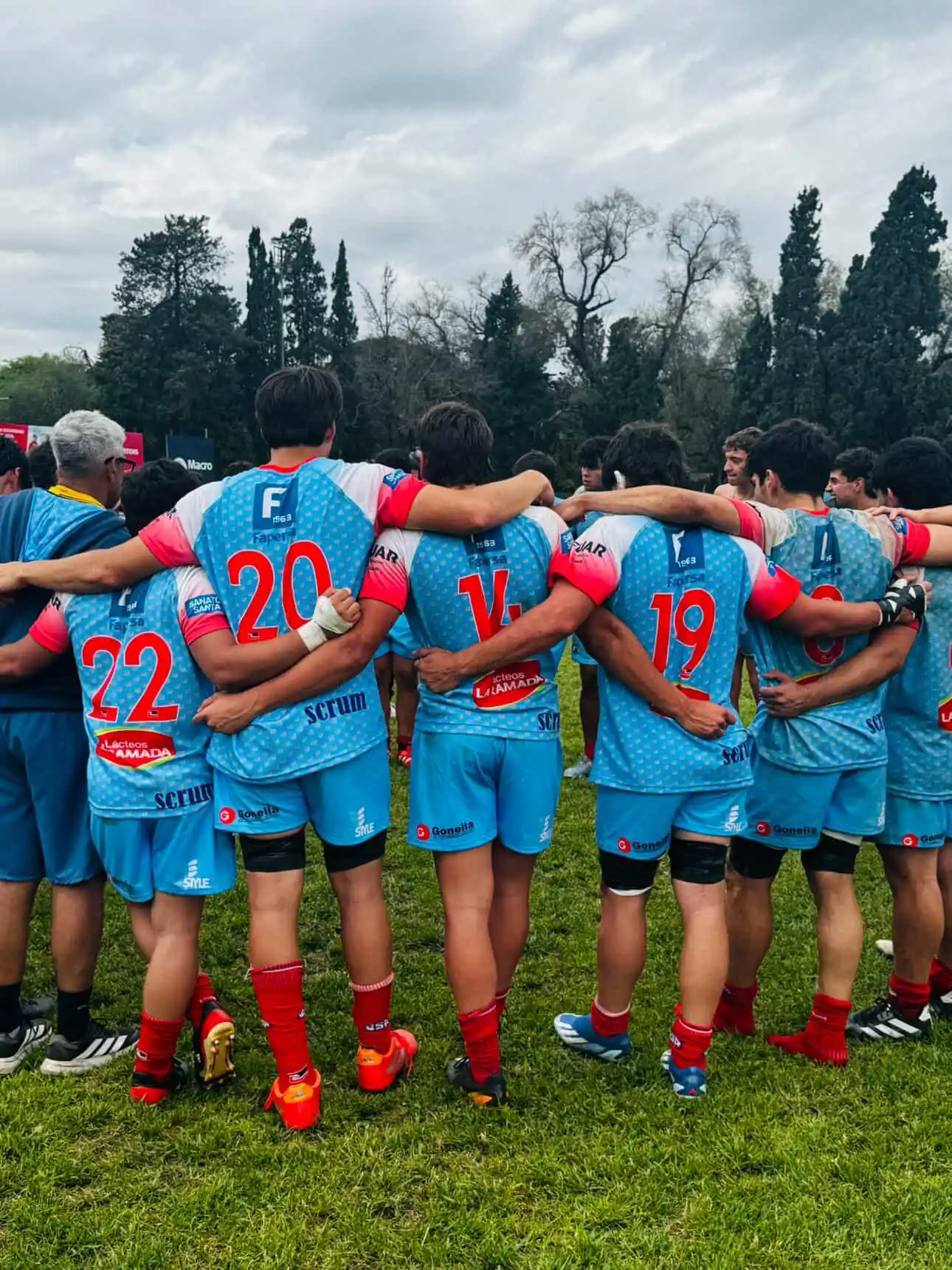 Santa Fe con tres rugbiers rafaelinos, sumó una nueva victoria en el Argentino U17.Foto :USR