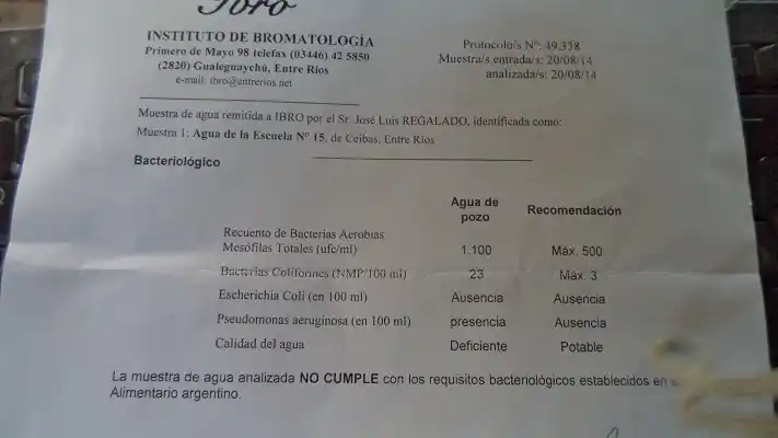 Agmer Islas denuncia que escuelas toman agua contaminada