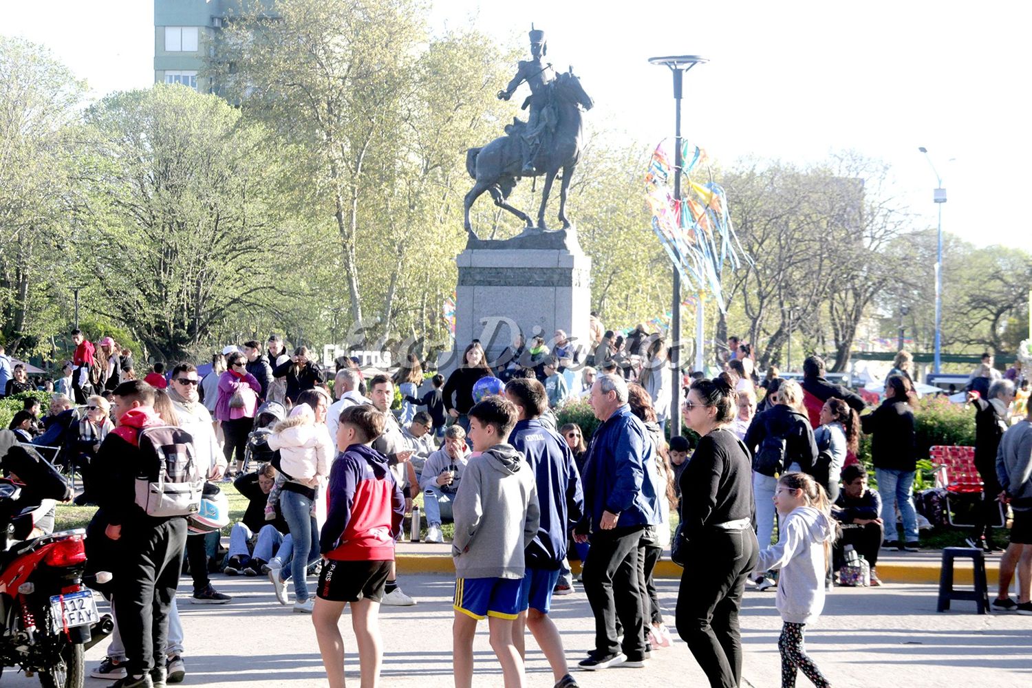 El corazón de la fiesta. La plaza Dardo Rocha será nuevamente el escenario de los festejos