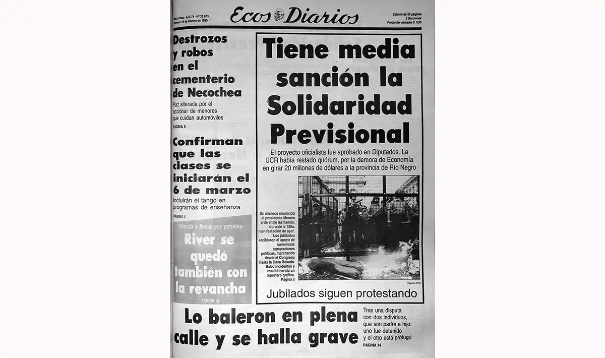 Jueves 16 de febrero de 1995