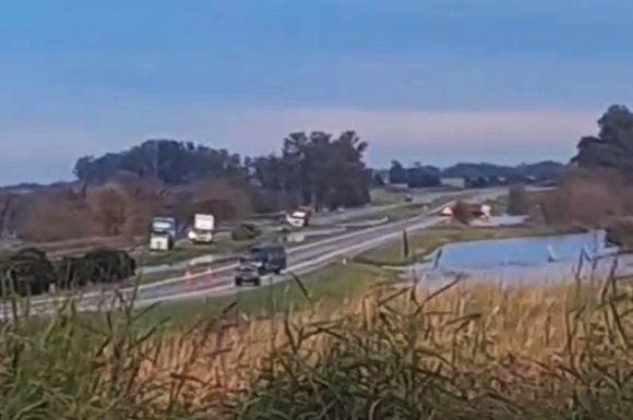 Tras el temporal, sigue cortada la ruta 9 entre las zonas de Alsina y Zárate