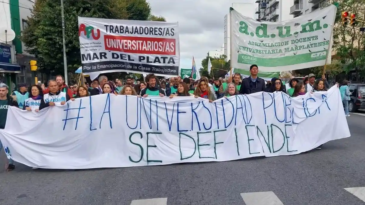 UNMDP: Docentes decretaron una semana de paro por el desfinanciamiento universitario