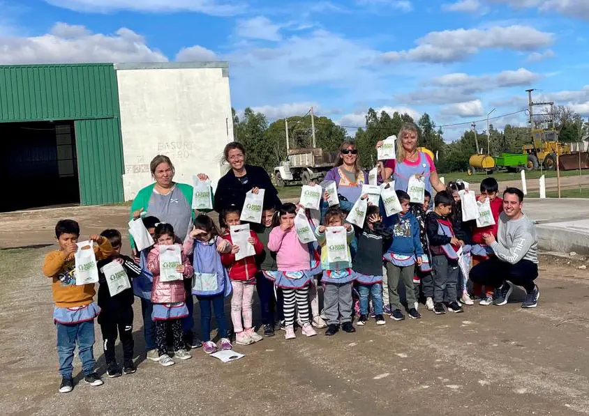Niños del Jardín 902 visitaron la planta de tratamiento de residuos