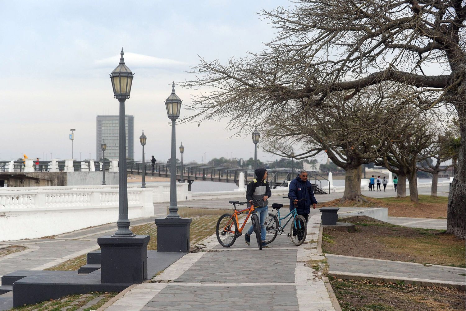 La Municipalidad repone luminarias vandalizadas en la Costanera Oeste