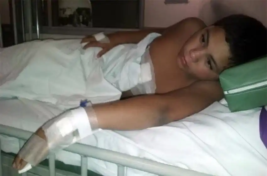 Un niño fue brutalmente atacado por un Pitbull