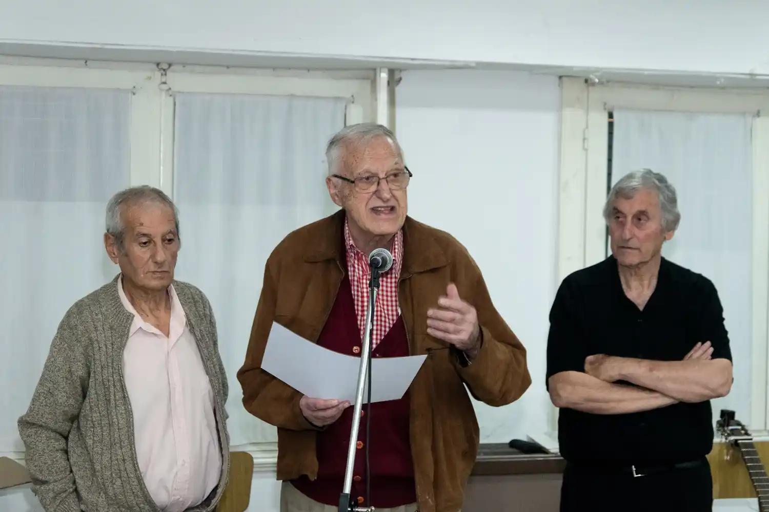 El relator Eduardo Maschi recibió un merecido homenaje