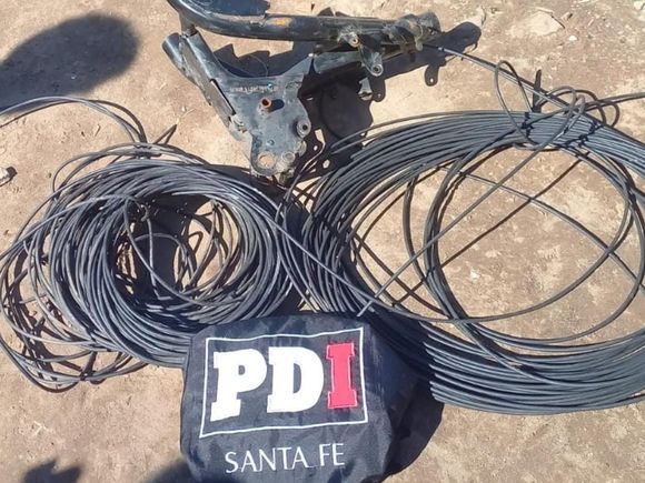 Robaron herramientas y más de 100 metros de cableado de una obra en construcción