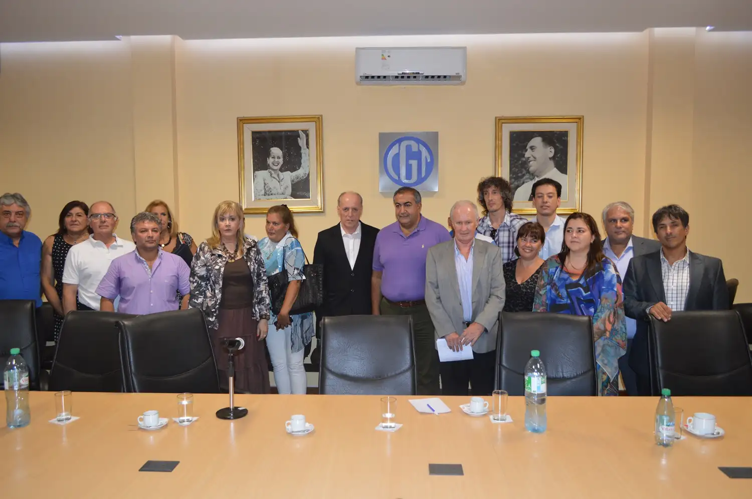 Lamberto participó en Buenos Aires de una reunión con la Comisión Directiva de la CGT