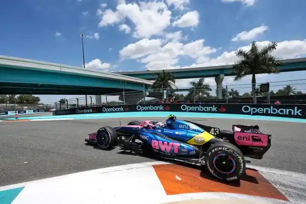 Franco Colapinto volvió a ilusionar en Miami.