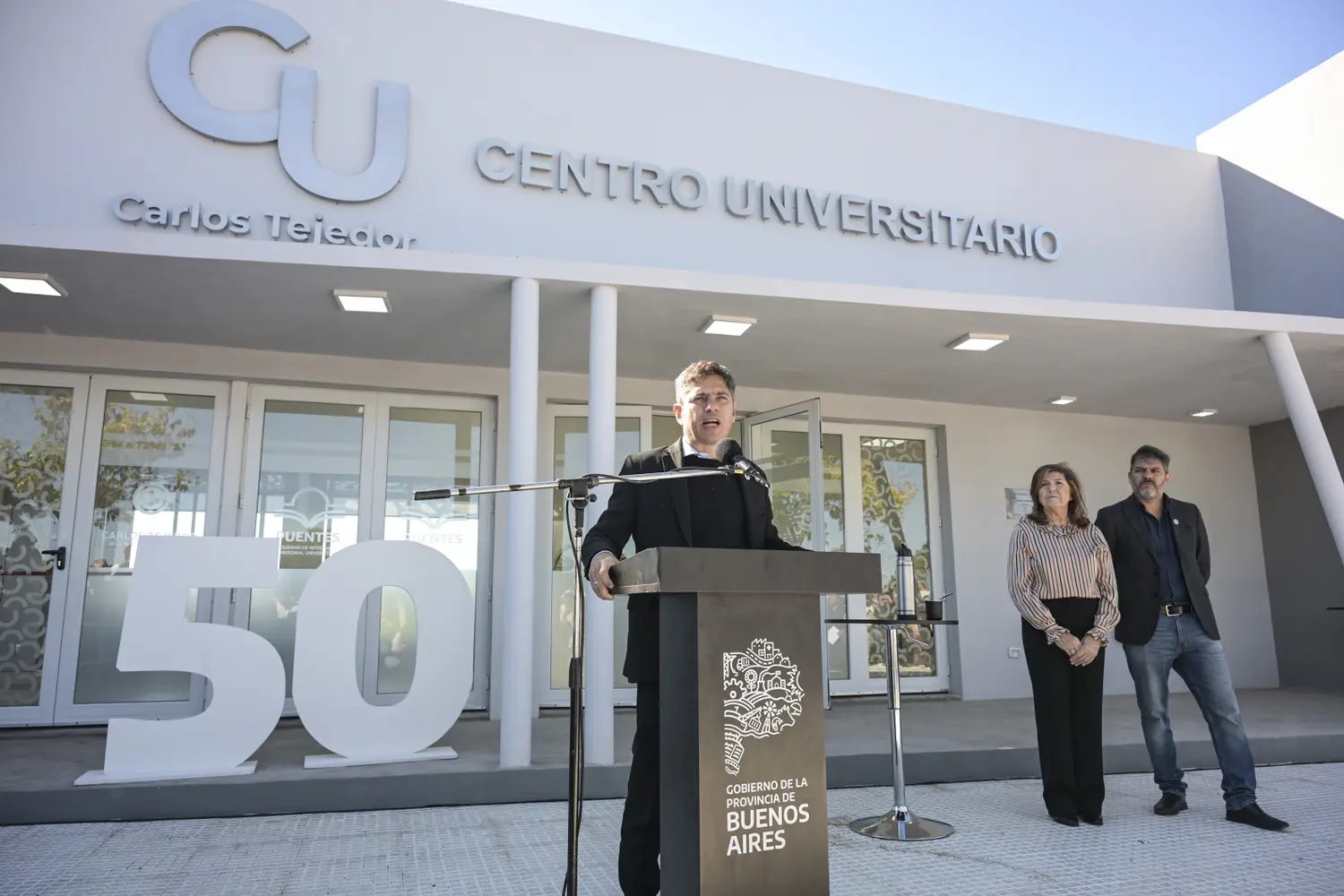 Kicillof en Carlos Tejedor