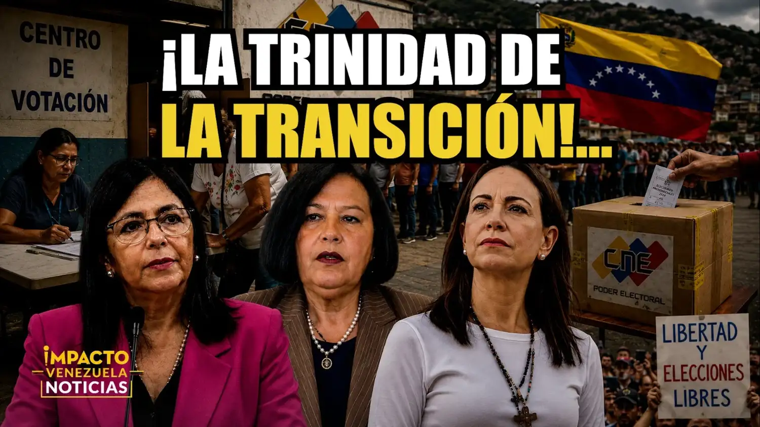 TRES MUJERES DECIDIRÁN EL DESTINO DEL PAÍS: ¿quién tiene las llaves de la transición?