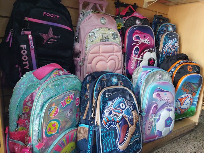 Mochilas en La Bomba.