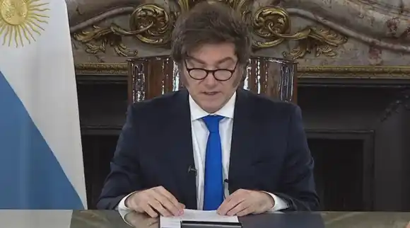 Javier Milei hablará por cadena nacional