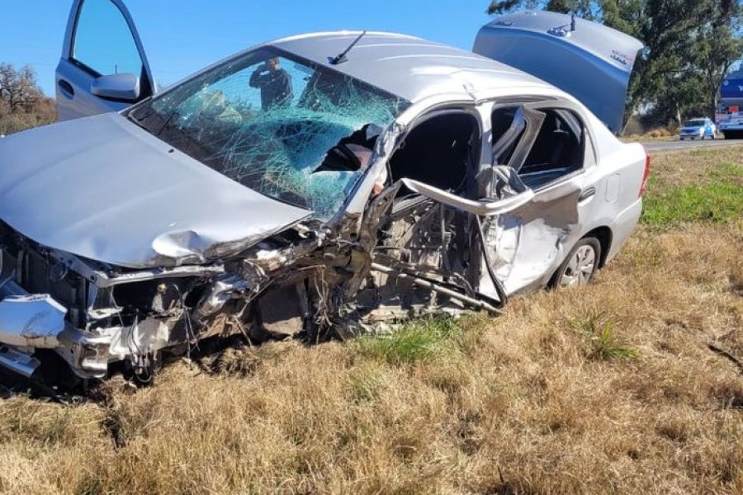 Un policía rural perdió la vida en un trágico accidente vial sobre la Ruta 11