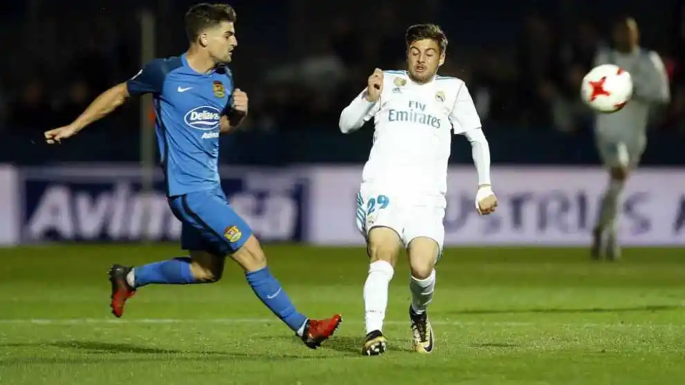 El marplatense Feuillassier debutó oficialmente en Real Madrid