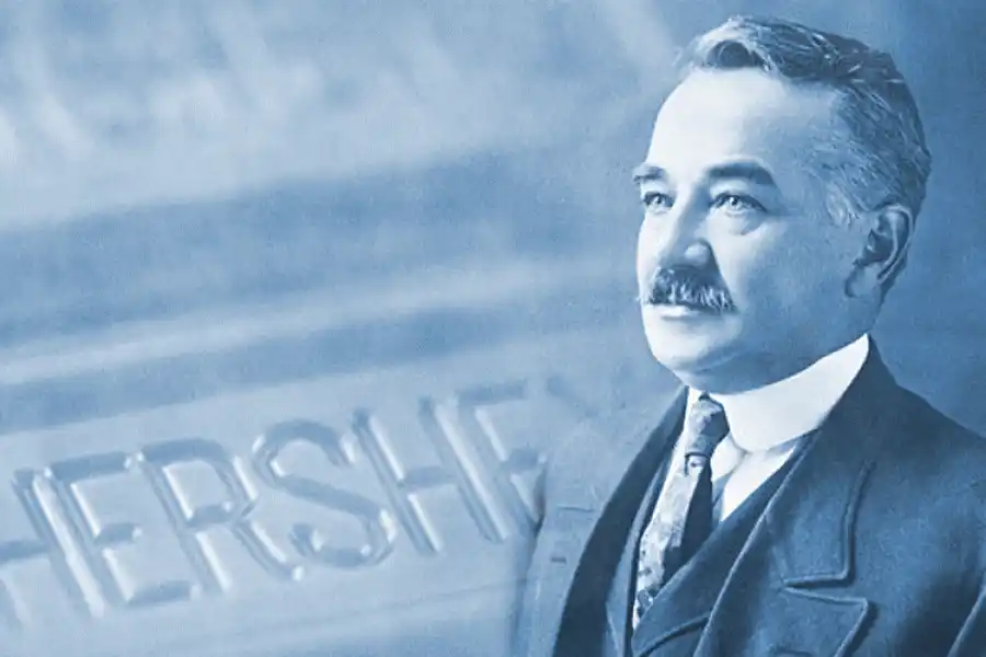 Milton S. Hershey, el fundador y dueño de la Compañía de Chocolates Hershey.