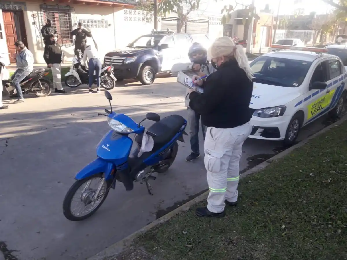 Retuvieran 31 motos en un nuevo control de tránsito 