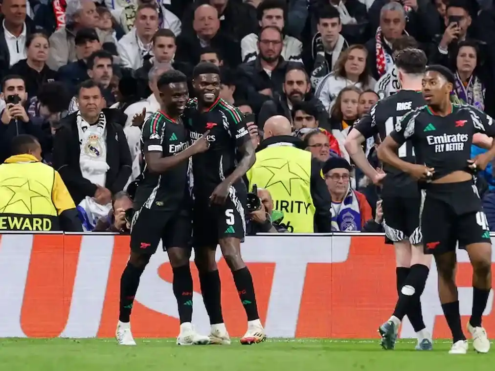 Arsenal eliminó al Real Madrid y avanzó a las semifinales de la Champions League