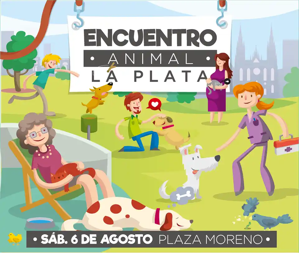 La Plata: "Encuentro Animal" en Plaza Moreno 