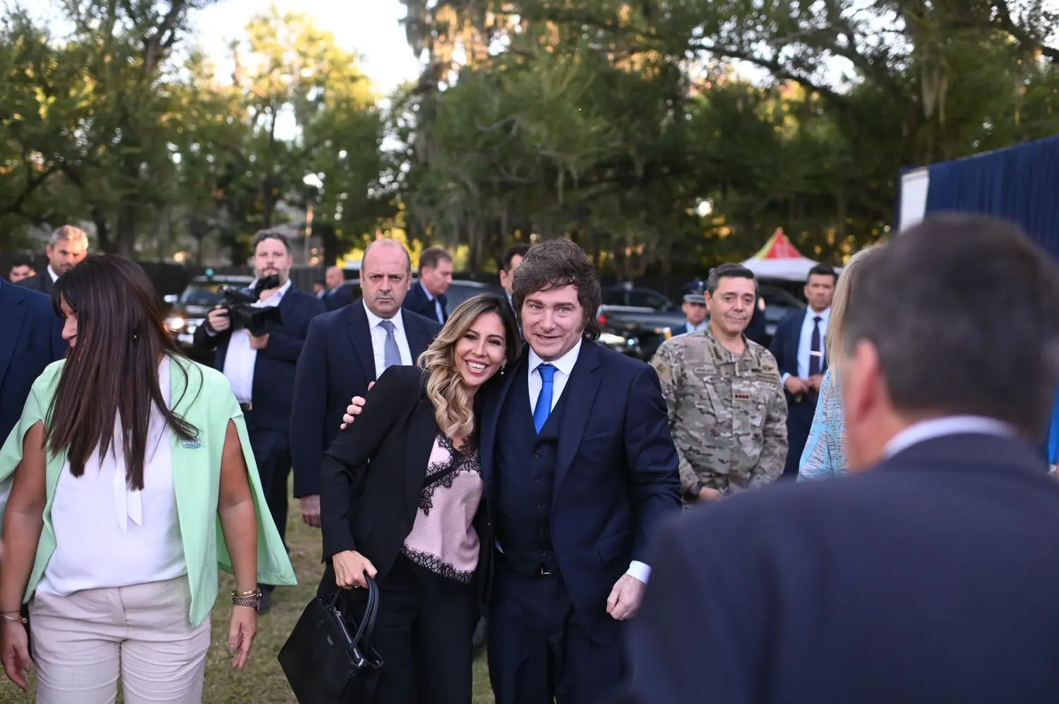 Romina Diez junto al presidente Milei: “Hacía décadas que no venía un presidente para esta fecha a Santa Fe"