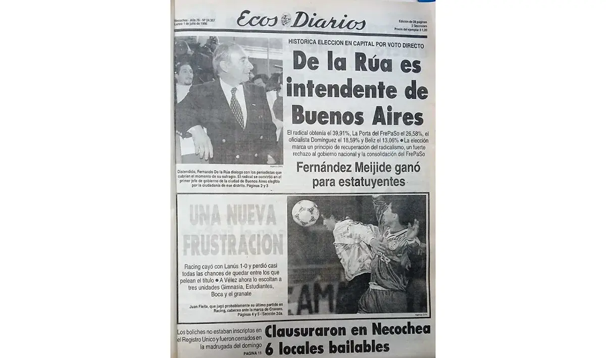 Lunes 1 de julio de 1996