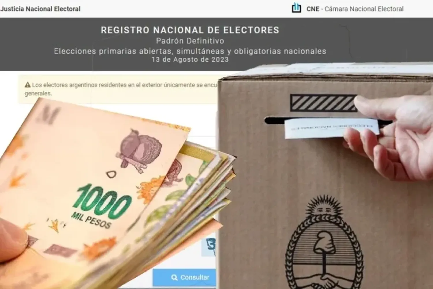 Elecciones generales 2023: ¿de cuánto es la multa por no haber ido a votar?