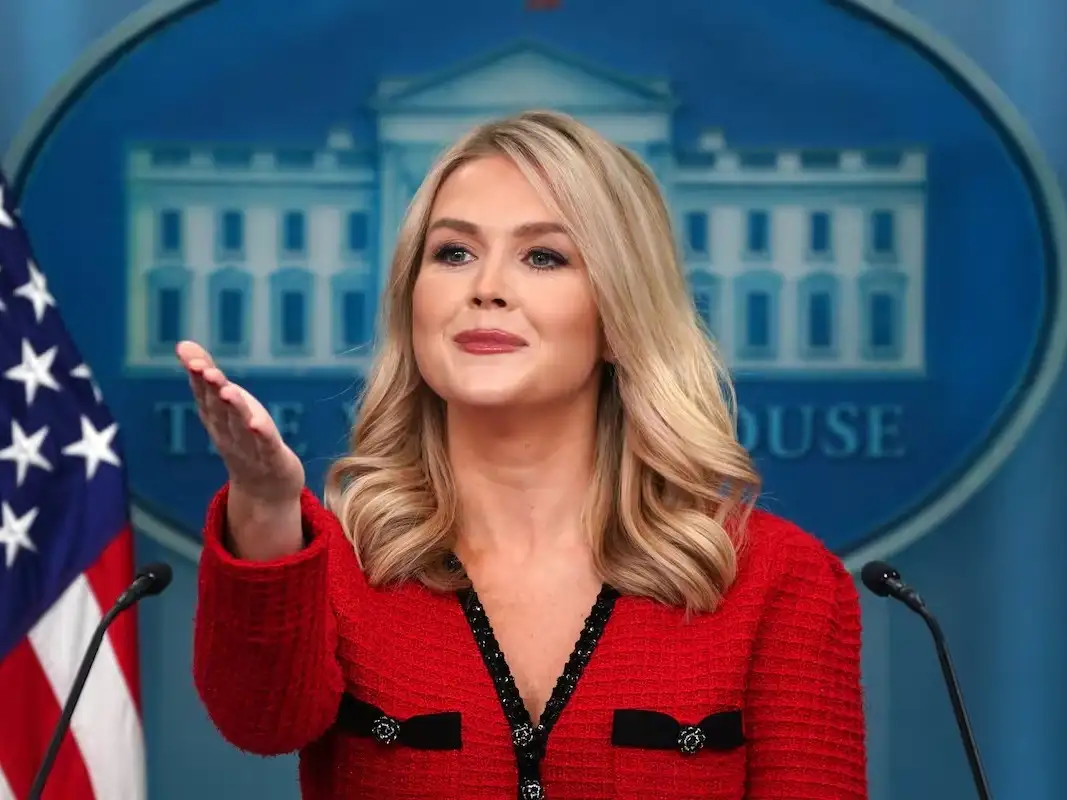 Karoline Leavitt, secretaria de prensa de la Casa Blanca.