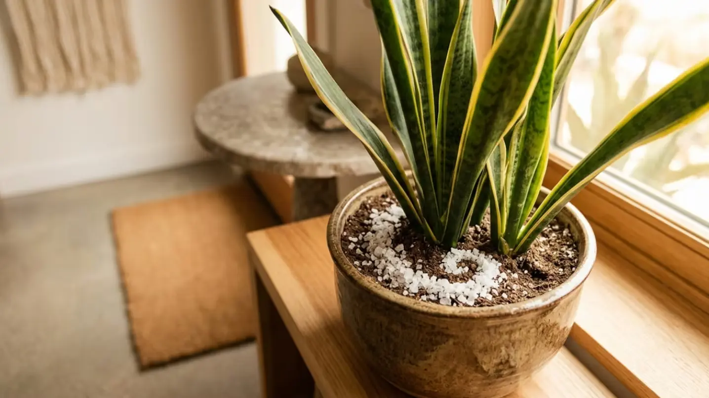 Sal gruesa y lengua de suegra: protección y energía según el Feng Shui