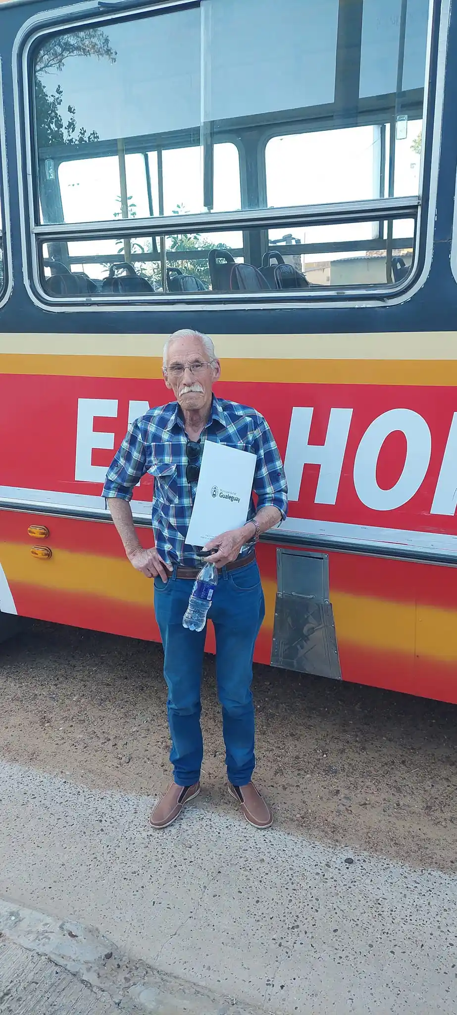 “La gente que pedía el servicio de colectivo tiene que apoyarlo”