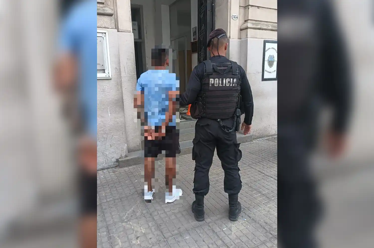 Era buscado por amenazas bajo violencia de género y cayó en un control en Ruta Nacional 168