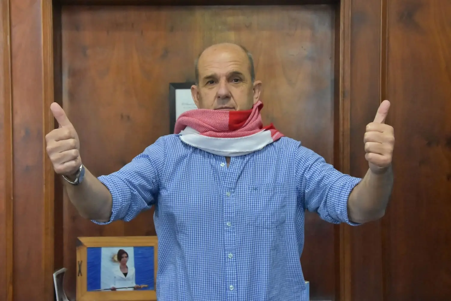 Zurro se autodefine como un "fanático" de Estudiantes de La Plata.