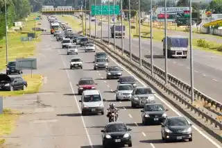 Circulaban casi 2000 vehículos por hora a la Costa por la autovía dos